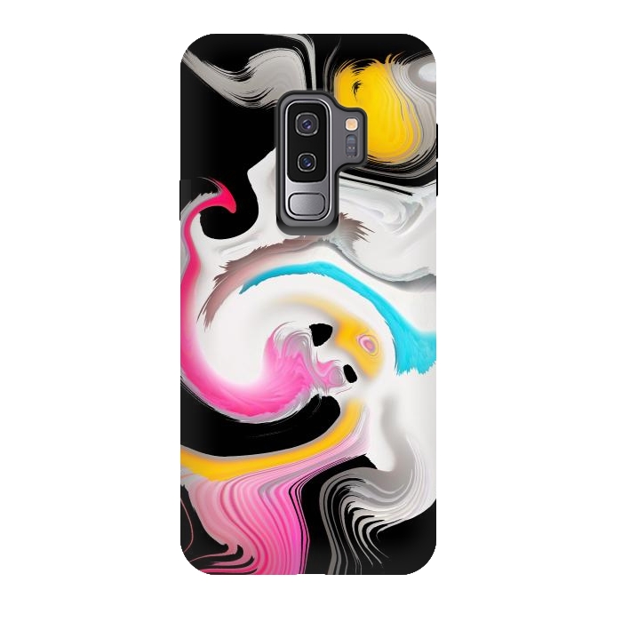 Galaxy S9 plus StrongFit fluid art waves by haroulita
