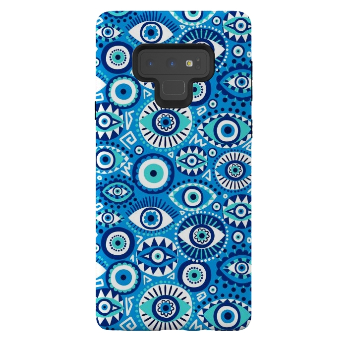 Galaxy Note 9 StrongFit Evil eye by Laura Grant