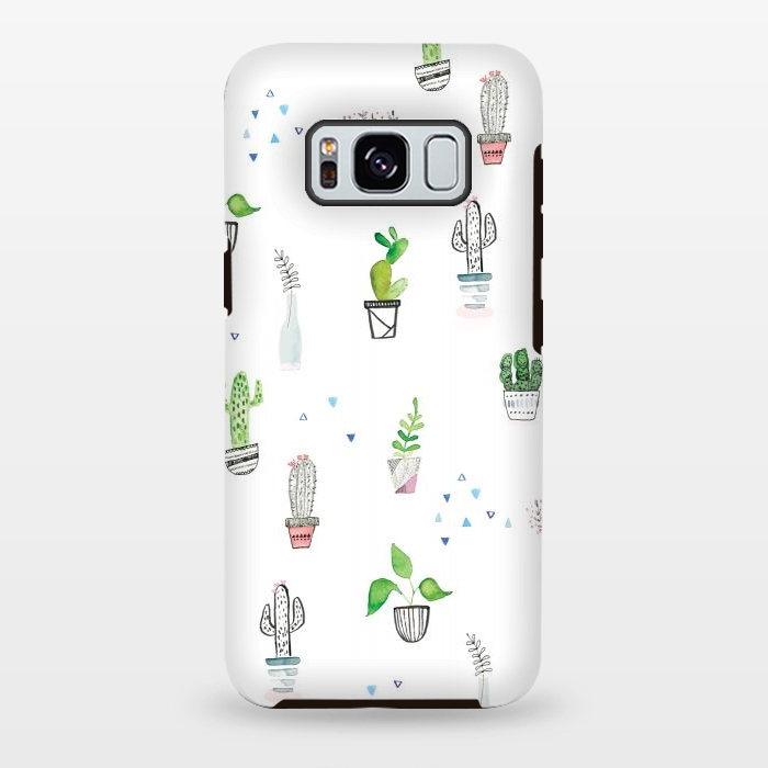 Galaxy S8 plus StrongFit painted house plants - lauradidthis by lauradidthis