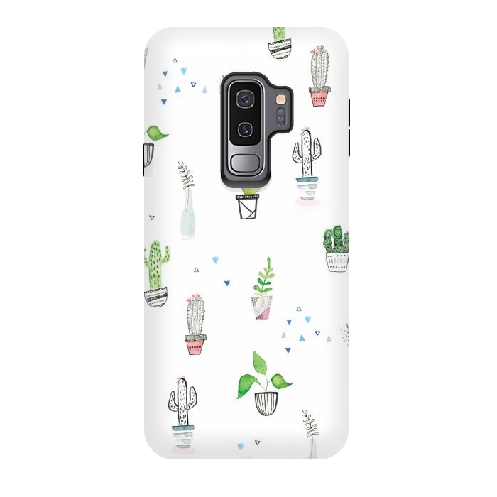 Galaxy S9 plus StrongFit painted house plants - lauradidthis by lauradidthis