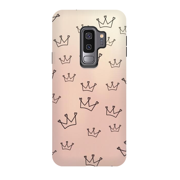 Galaxy S9 plus StrongFit Crown heart by Jms