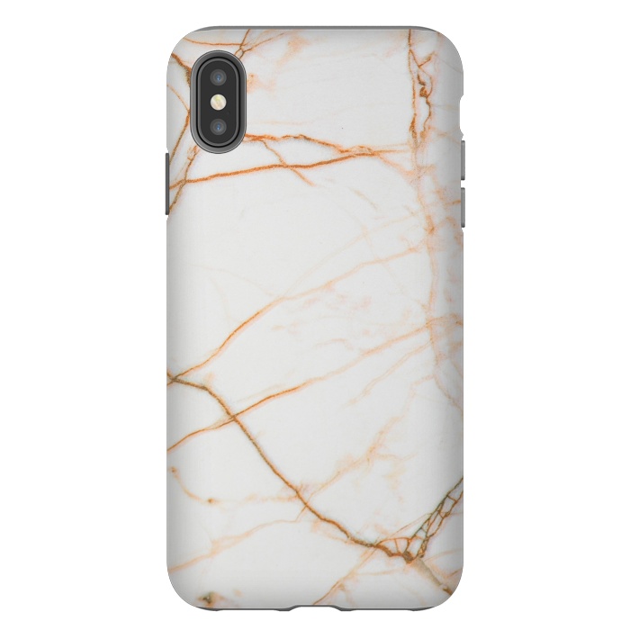 iPhone Xs Max StrongFit Gold marble by Winston