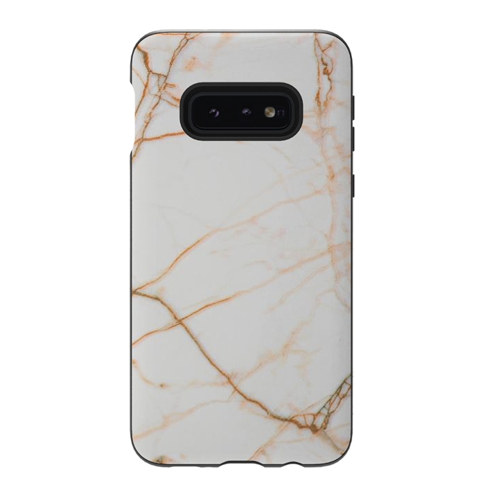 Galaxy S10e StrongFit Gold marble by Winston