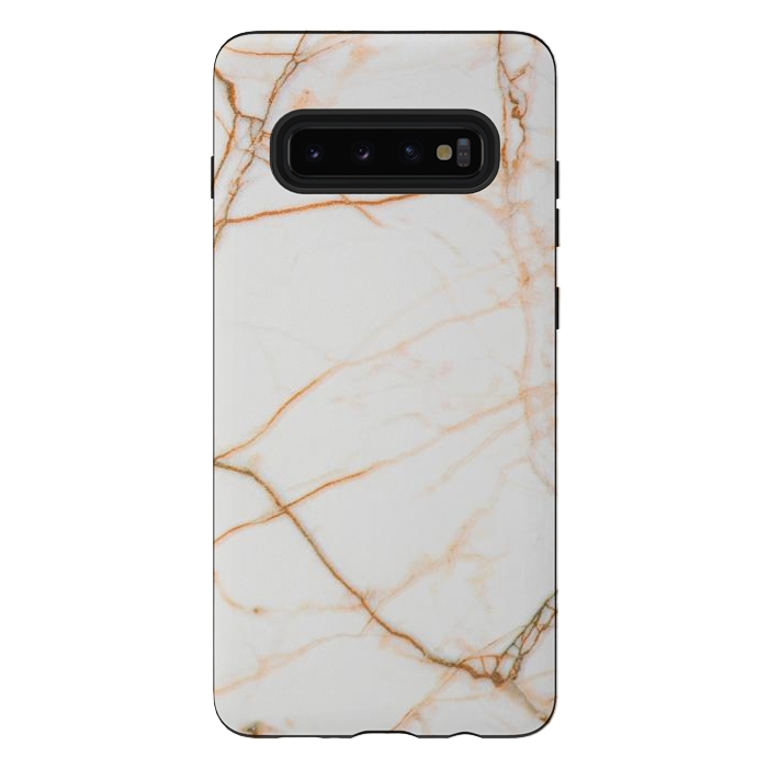Galaxy S10 plus StrongFit Gold marble by Winston