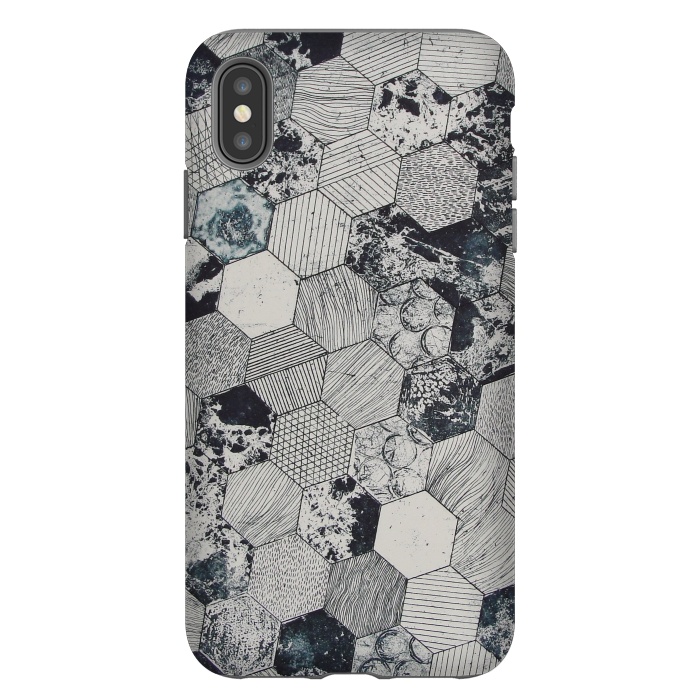 iPhone Xs Max StrongFit Hexagonal by Winston