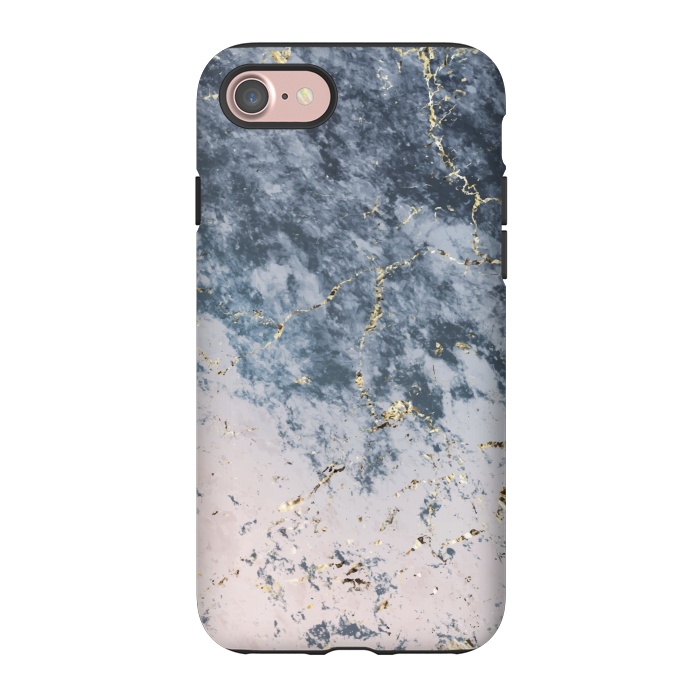 iPhone 7 StrongFit Pink and blue marble by Winston