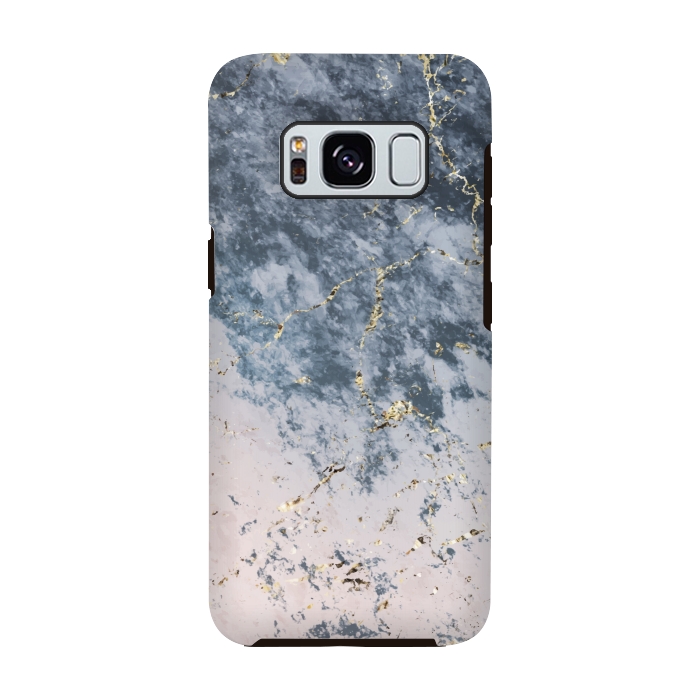 Galaxy S8 StrongFit Pink and blue marble by Winston