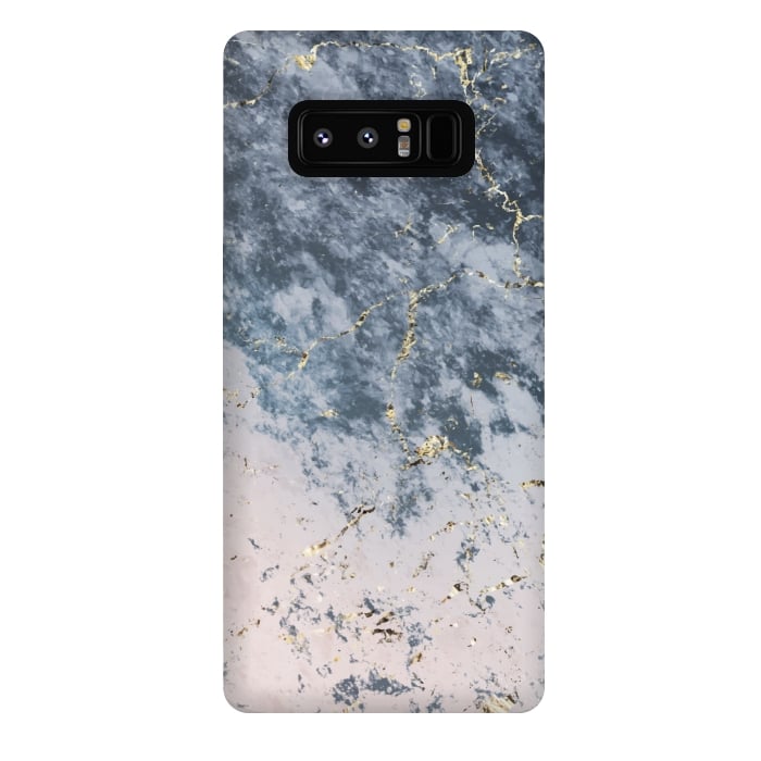 Galaxy Note 8 StrongFit Pink and blue marble by Winston
