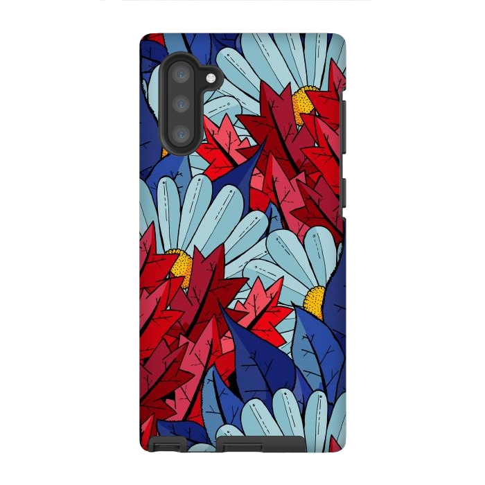 Galaxy Note 10 StrongFit The flowers and the leaves by Steve Wade (Swade)
