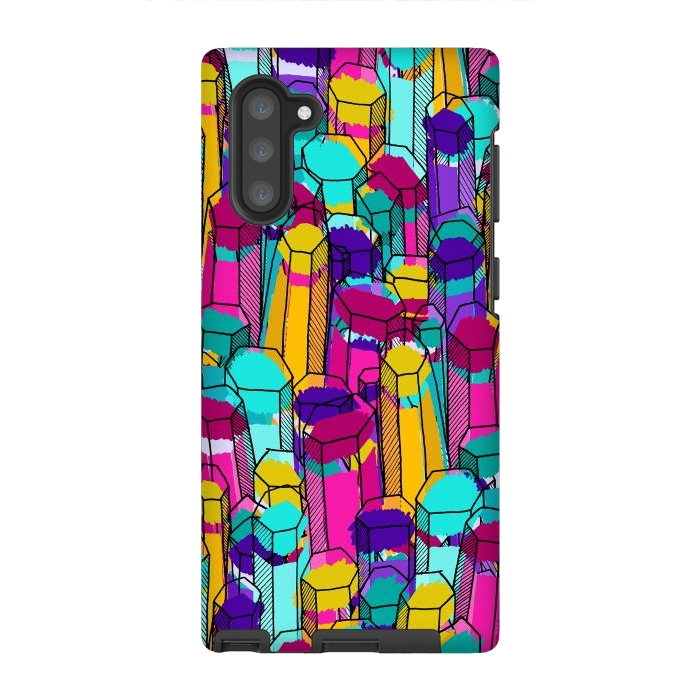 Galaxy Note 10 StrongFit Rock of colours 3 by Steve Wade (Swade)