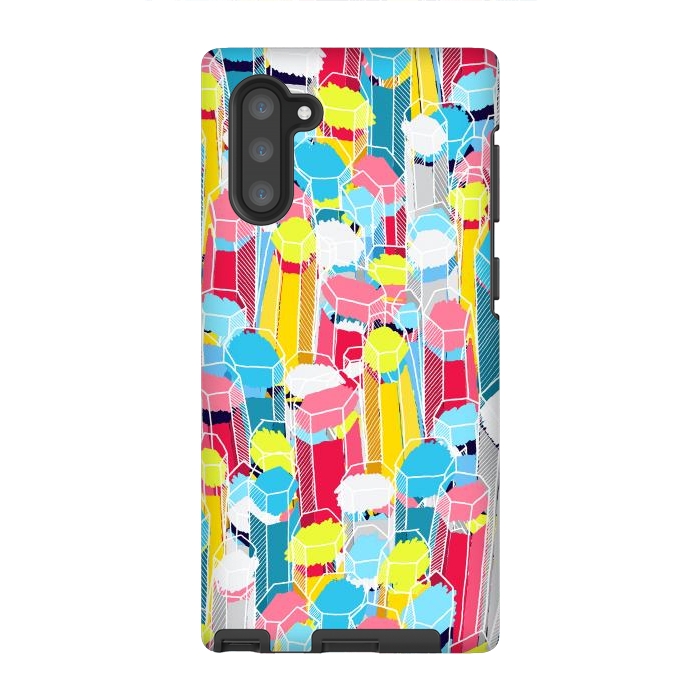 Galaxy Note 10 StrongFit Rocks of colour 1 by Steve Wade (Swade)