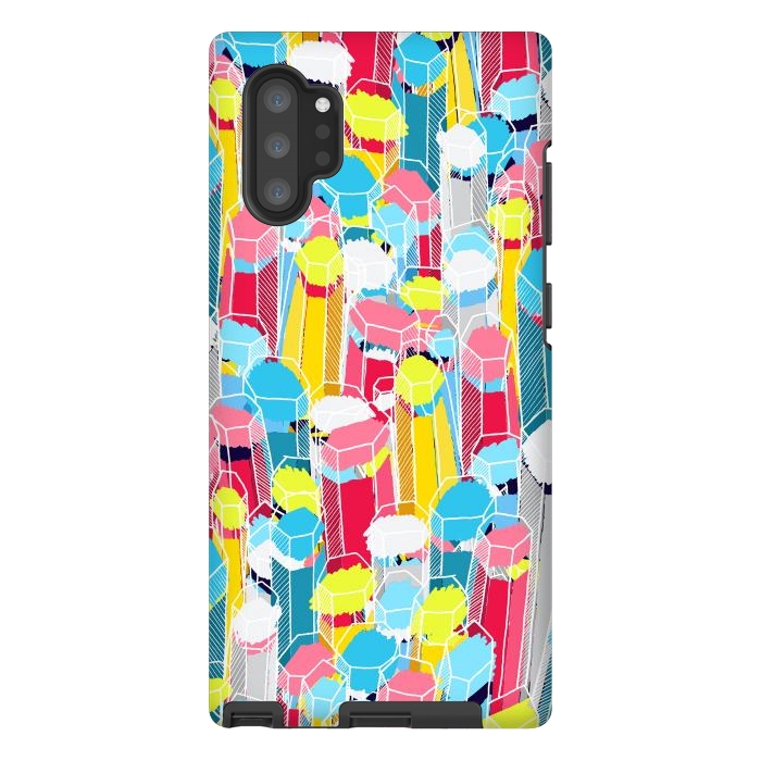 Galaxy Note 10 plus StrongFit Rocks of colour 1 by Steve Wade (Swade)