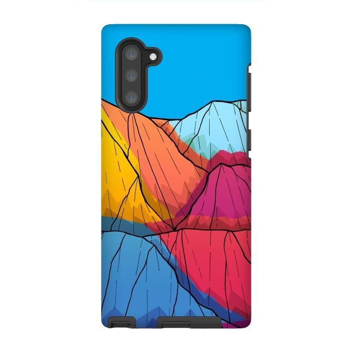 Galaxy Note 10 StrongFit Colour outside the mountains by Steve Wade (Swade)