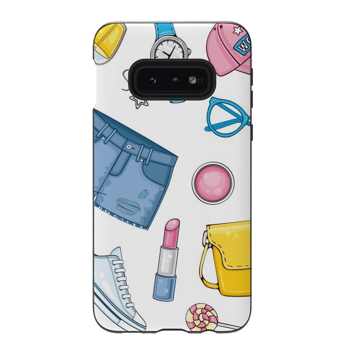 Galaxy S10e StrongFit For Summer Fashion Woman by ArtsCase