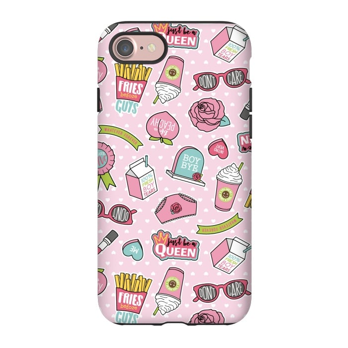 iPhone 7 StrongFit Girls Fashion Design With Cute Symbols by ArtsCase