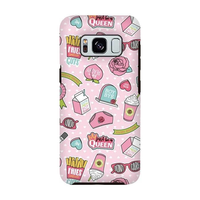 Galaxy S8 StrongFit Girls Fashion Design With Cute Symbols by ArtsCase