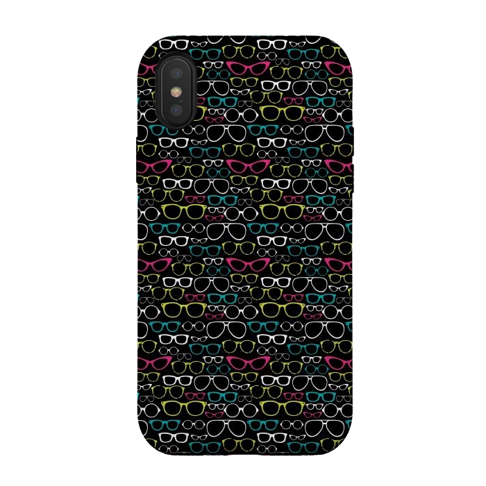 iPhone Xs / X StrongFit Many Glasses by ArtsCase