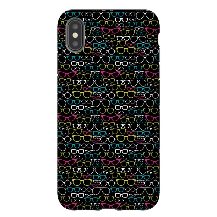 iPhone Xs Max StrongFit Many Glasses by ArtsCase