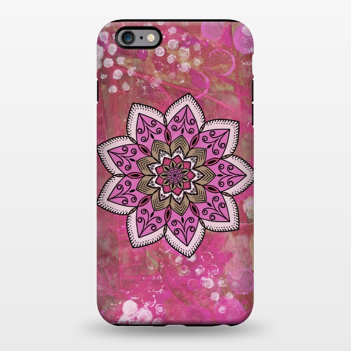 iPhone 6/6s plus StrongFit Pink mandala by Winston