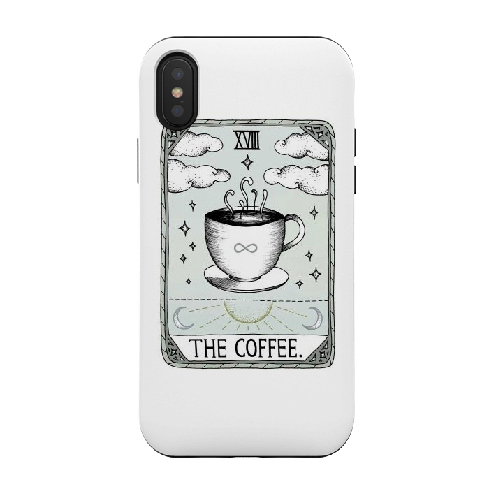 iPhone Xs / X StrongFit The Coffee by Barlena