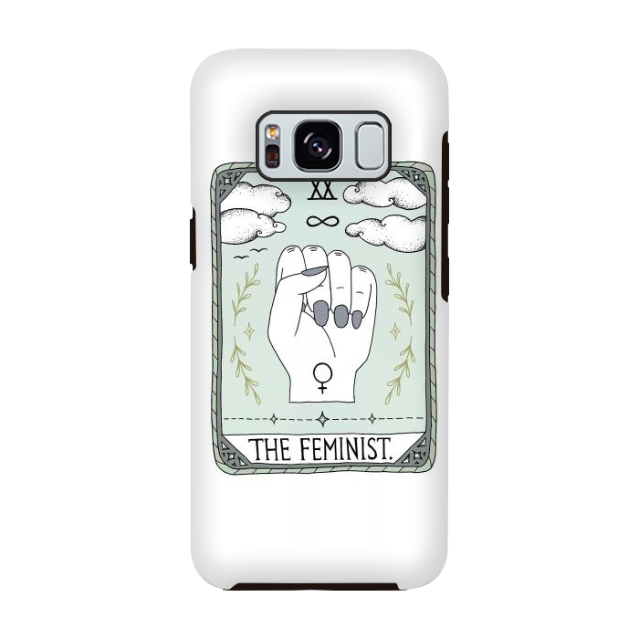 Galaxy S8 StrongFit The Feminist by Barlena