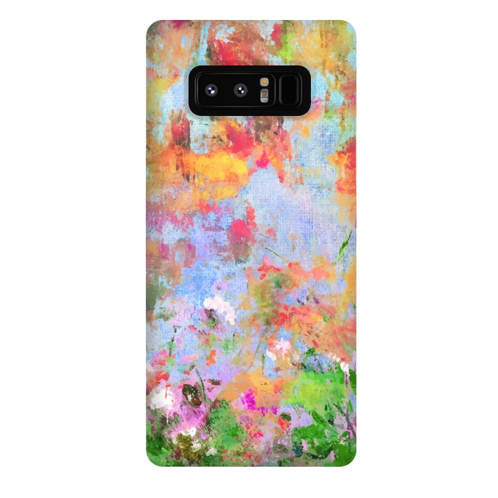 Galaxy Note 8 StrongFit Abstract flowers by Winston
