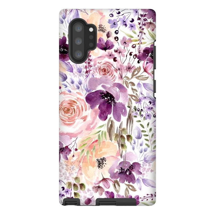 Galaxy Note 10 plus StrongFit Floral Chaos by Anis Illustration