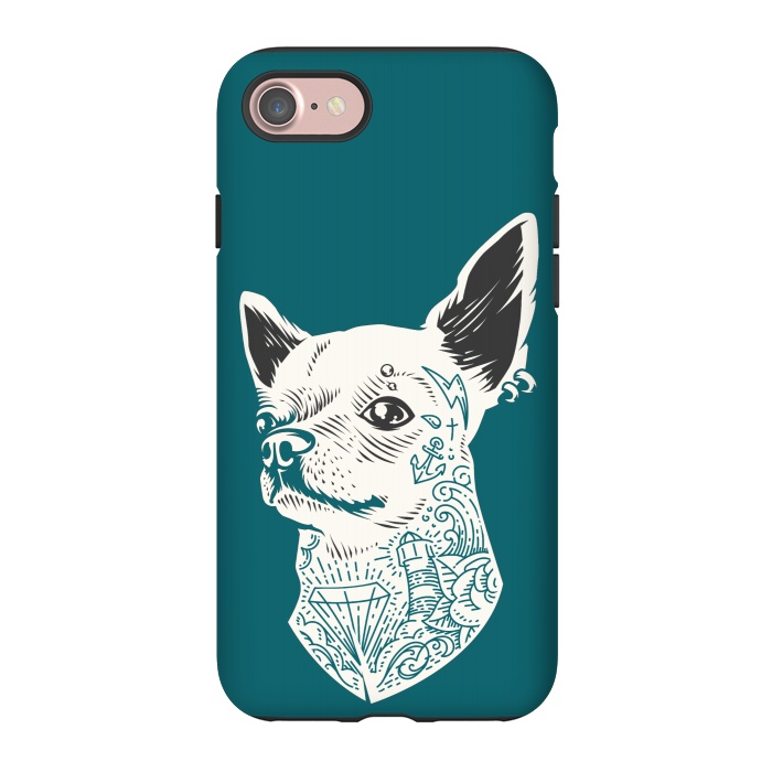 iPhone 7 StrongFit Tattooed Chihuahua by Winston