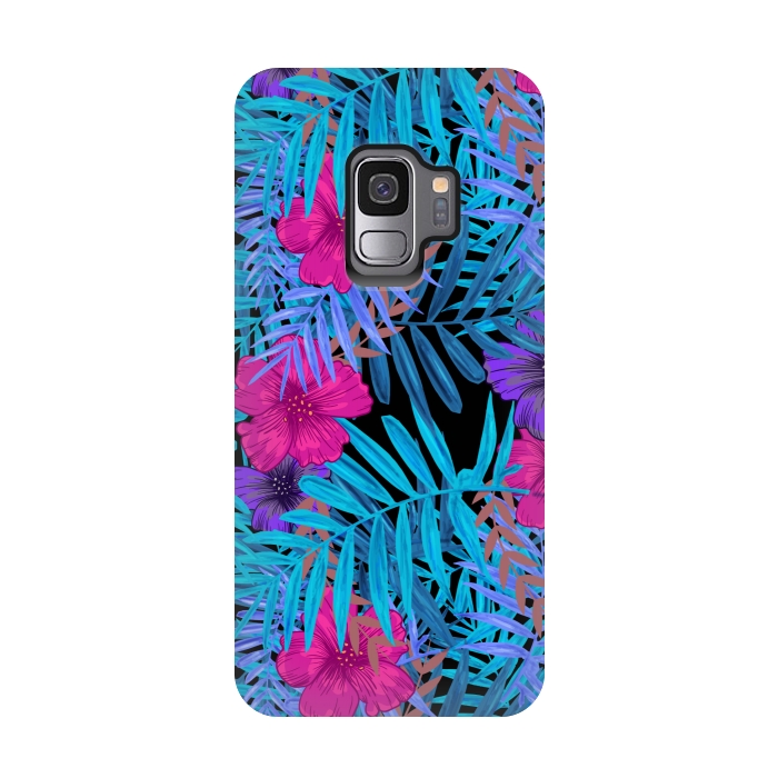 Galaxy S9 StrongFit Hibiscus by Winston