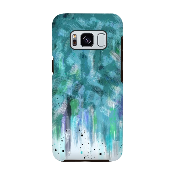 Galaxy S8 StrongFit Water waves abstract art  by Josie