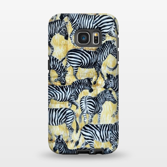 Galaxy S7 EDGE StrongFit Zebras by Winston