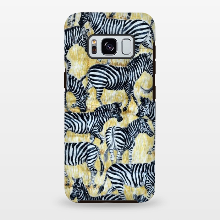 Galaxy S8 plus StrongFit Zebras by Winston