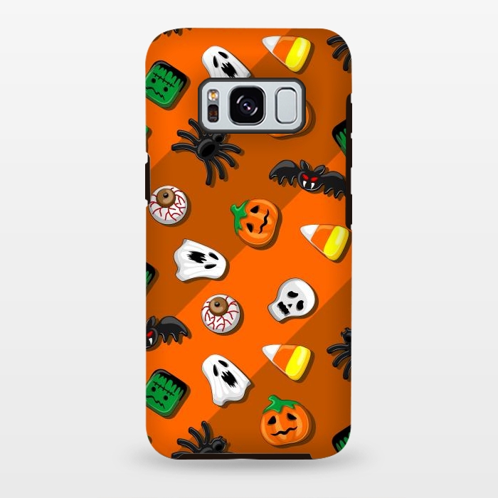 Galaxy S8 plus StrongFit Halloween Spooky Candies Party by BluedarkArt
