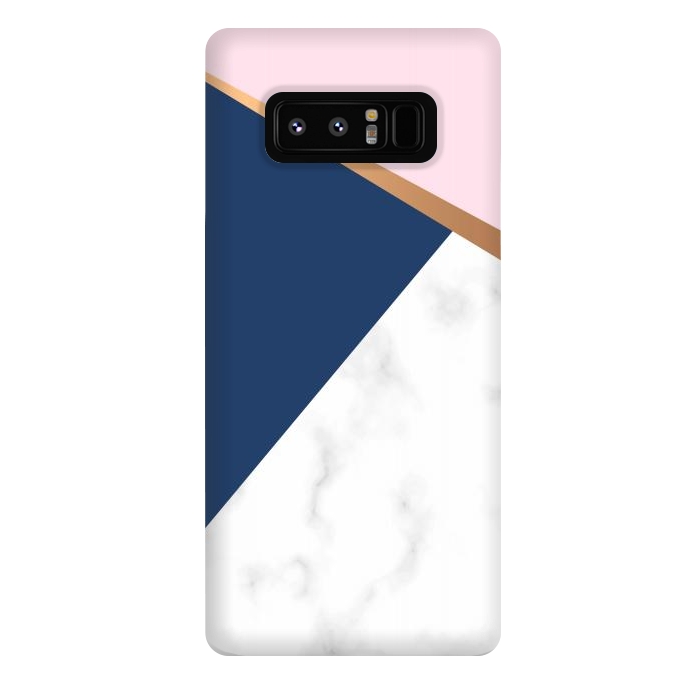 Galaxy Note 8 StrongFit Marble geometric design I by ArtsCase