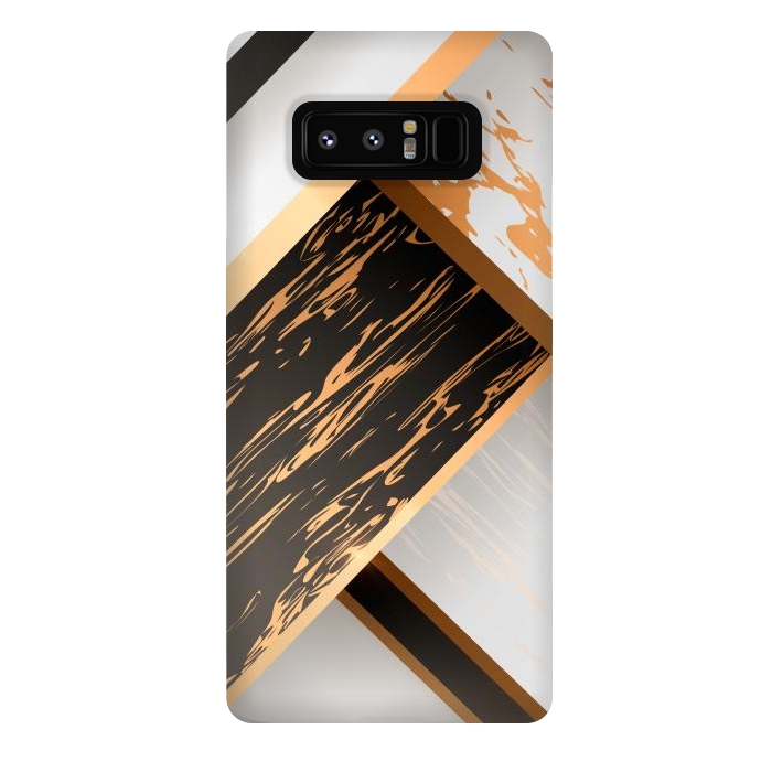 Galaxy Note 8 StrongFit Marble Geometric Design IV by ArtsCase