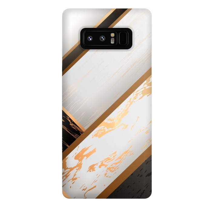 Galaxy Note 8 StrongFit Marble Geometric Design VII by ArtsCase