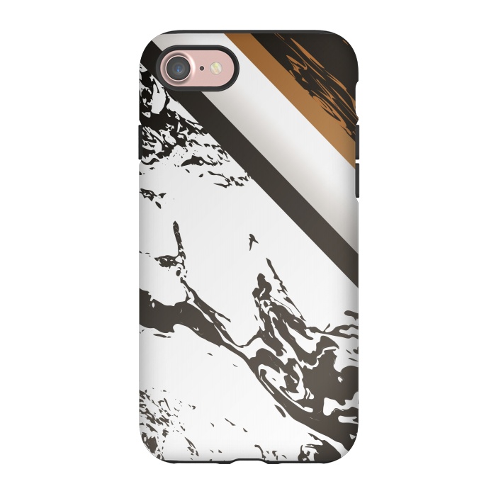 iPhone 7 StrongFit Marble with cubes and geometric figures by ArtsCase