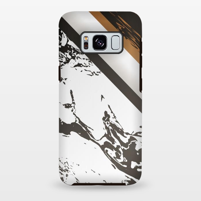 Galaxy S8 plus StrongFit Marble with cubes and geometric figures by ArtsCase