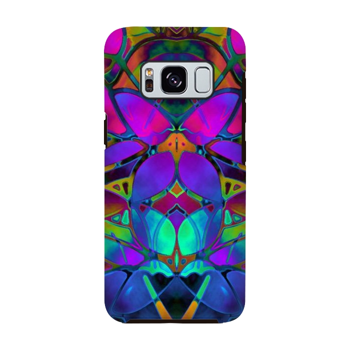 Galaxy S8 StrongFit Floral Fractal Art G308 by Medusa GraphicArt