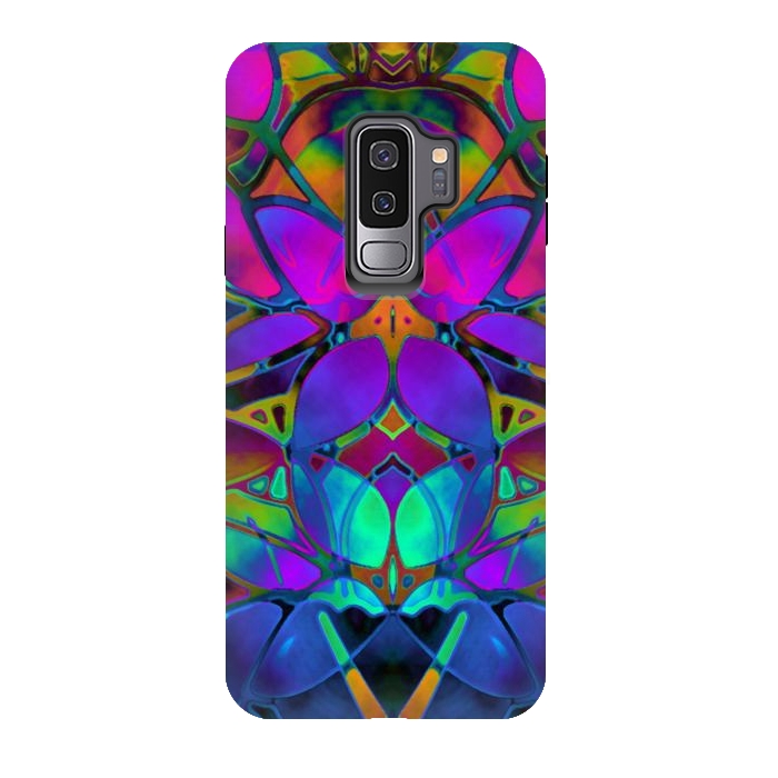 Galaxy S9 plus StrongFit Floral Fractal Art G308 by Medusa GraphicArt