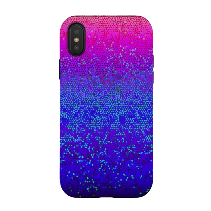 iPhone Xs / X StrongFit Glitter Star Dust G248 by Medusa GraphicArt