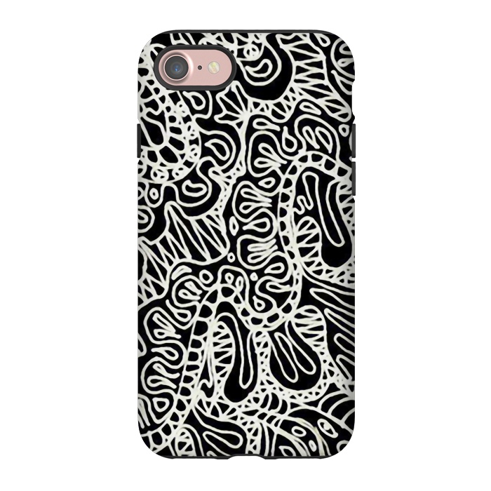 iPhone 7 StrongFit Doodle Ethnic Style G361 by Medusa GraphicArt