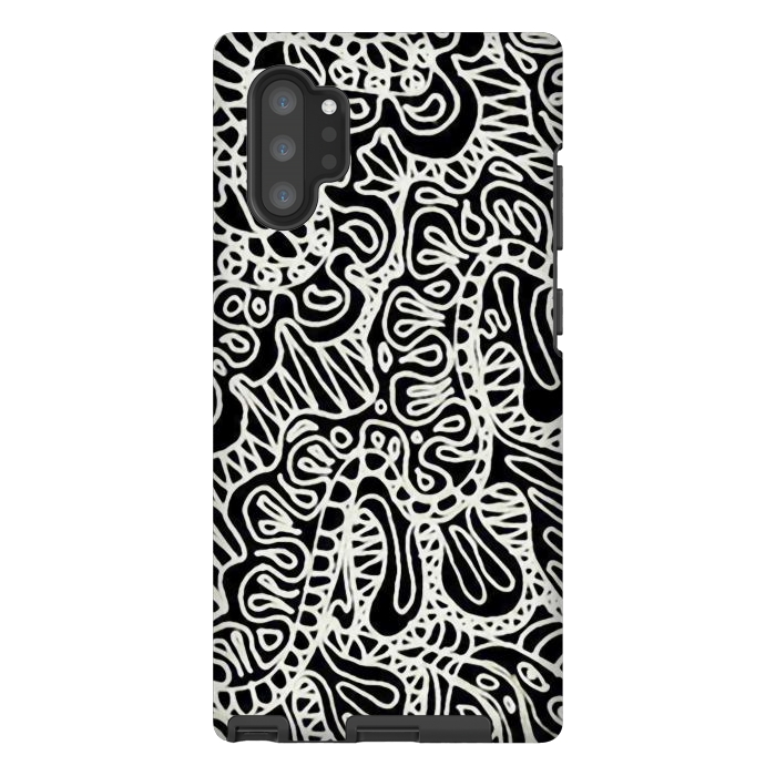 Galaxy Note 10 plus StrongFit Doodle Ethnic Style G361 by Medusa GraphicArt