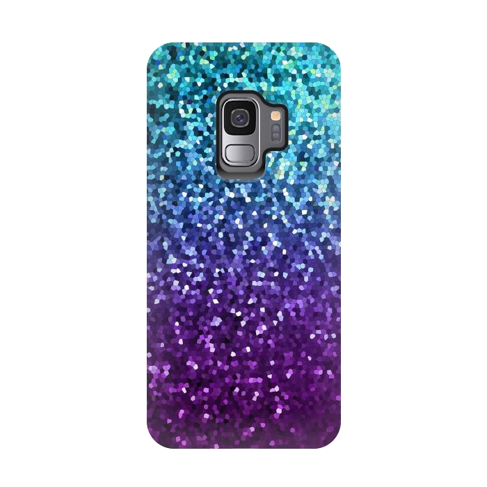 Galaxy S9 StrongFit Mosaic Sparkley Texture G198 by Medusa GraphicArt