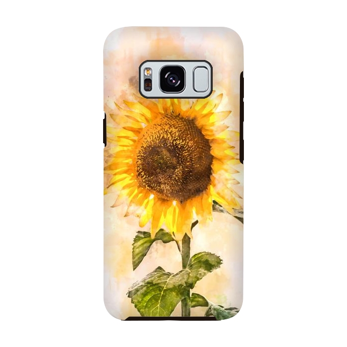 Galaxy S8 StrongFit Summer Sunflower by Creativeaxle