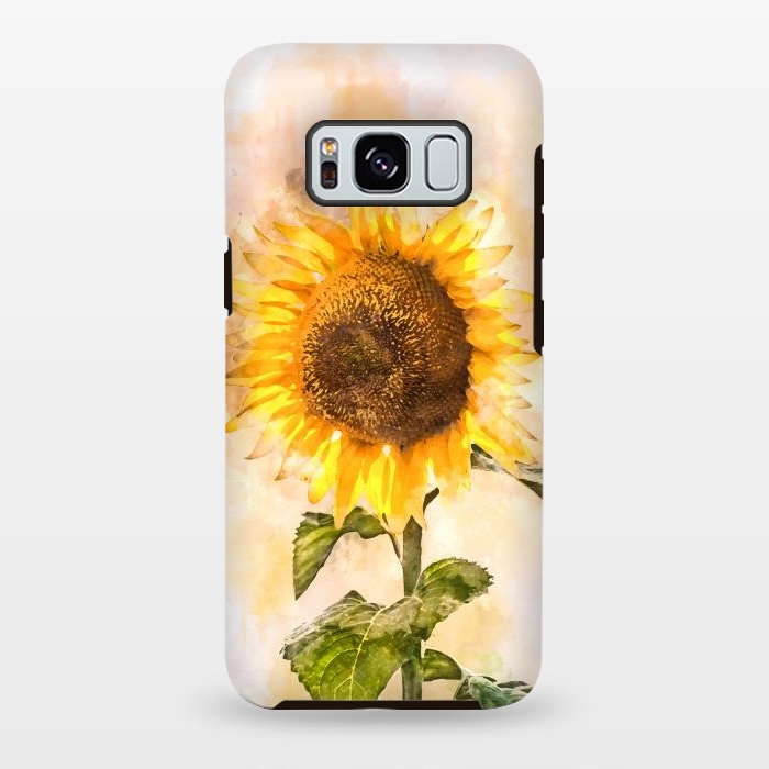 Galaxy S8 plus StrongFit Summer Sunflower by Creativeaxle