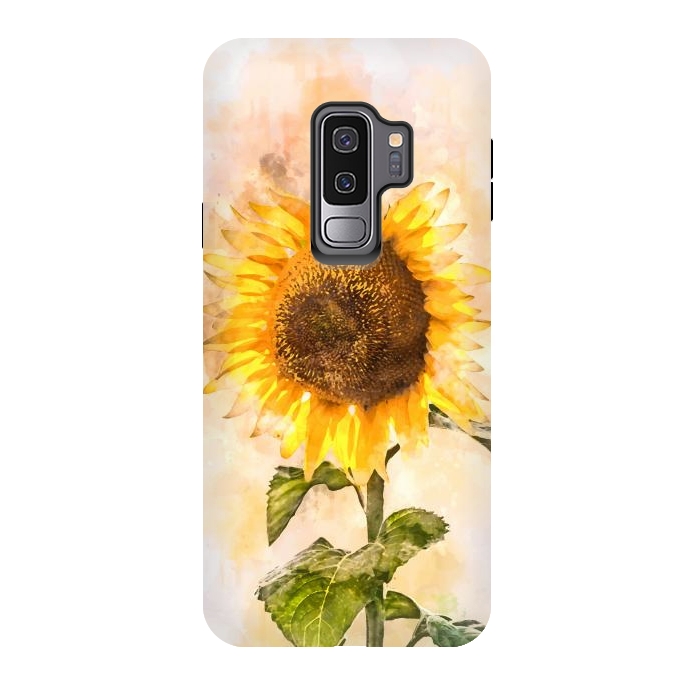 Galaxy S9 plus StrongFit Summer Sunflower by Creativeaxle