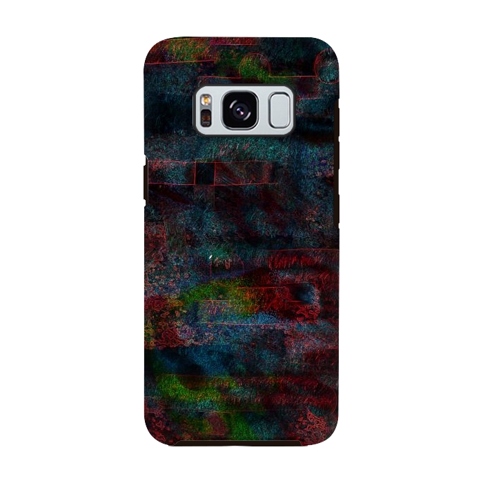 Galaxy S8 StrongFit Moody dark abstract art digital painting by Josie