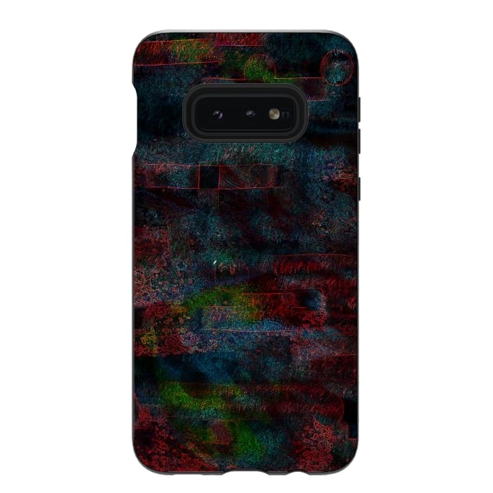 Galaxy S10e StrongFit Moody dark abstract art digital painting by Josie