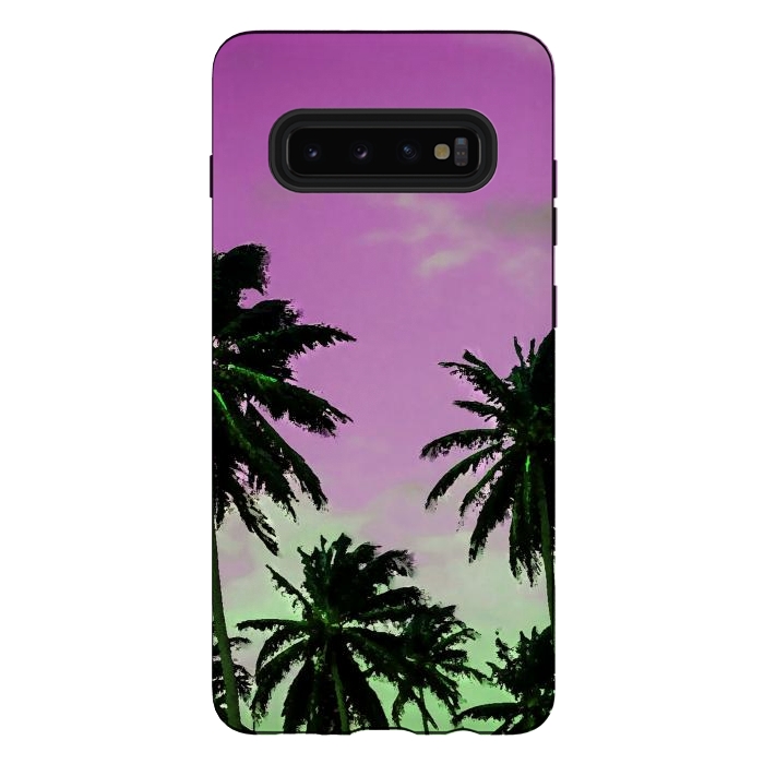 Galaxy S10 plus StrongFit Candy Palms by Allgirls Studio